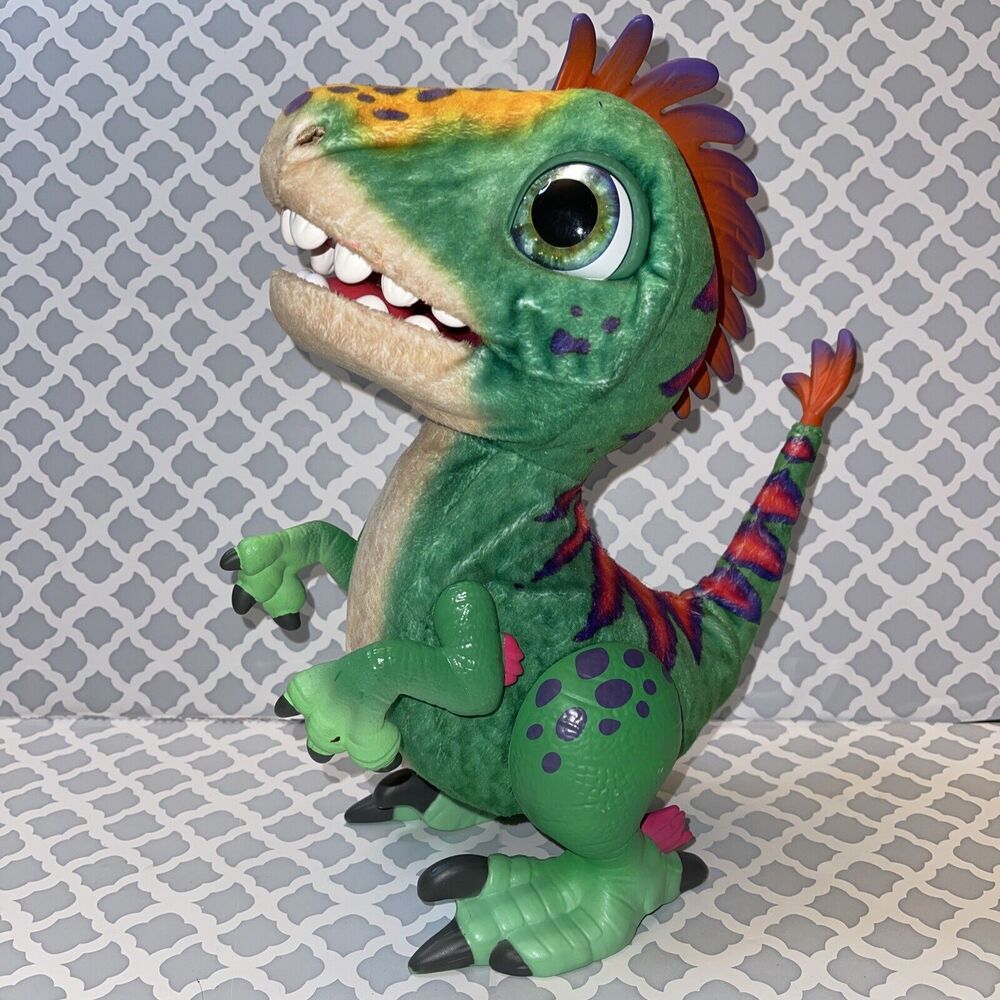FurReal Friends T-Rex Munchin Dinosaur 2017 Hasbro TESTED WORKS No Food